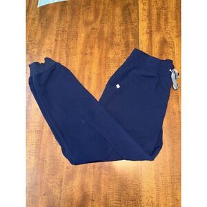 FIGS Technical Collection M Navy Blue Jogger Scrub Pants Drawstring Cargo
